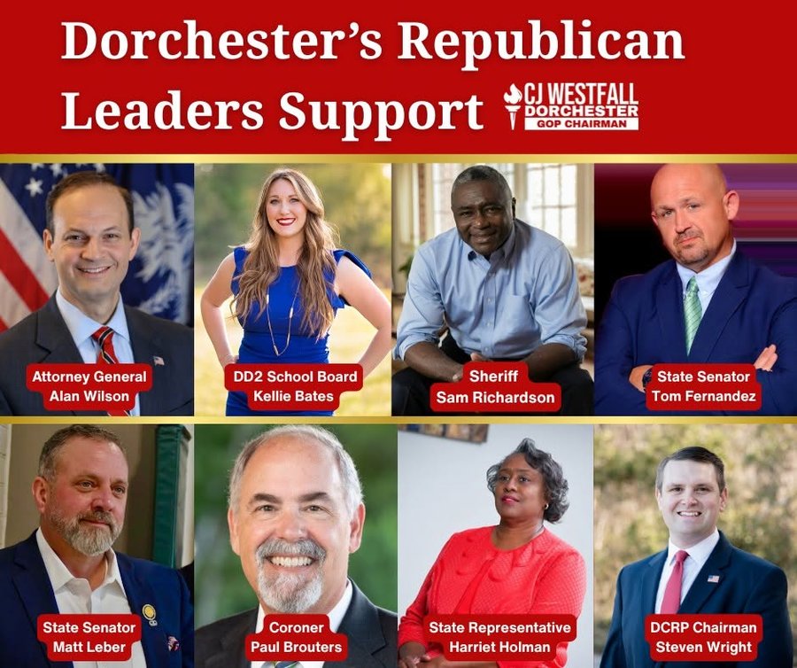 Dorchester Republican leaders endorsement graphic
